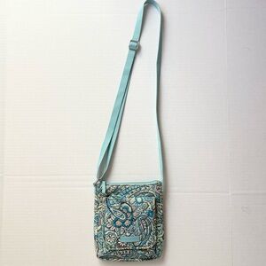 Vera Bradley Blue Paisley Crossbody Purse